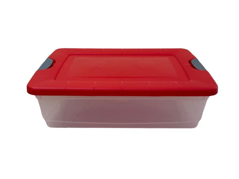 Caja organizadora plástica traslúcida 42 Lts.